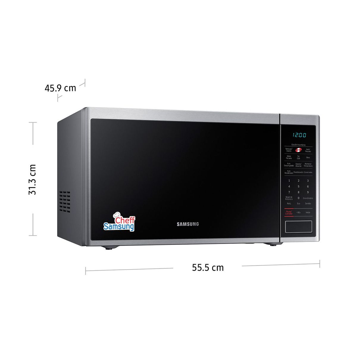 SAMSUNG - Microondas Samsung 40L MG40J5133AT Silver