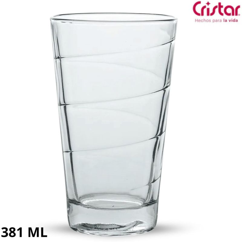 CRISTAR - Vaso Spiral Bebida 0617Al- CRISTAR