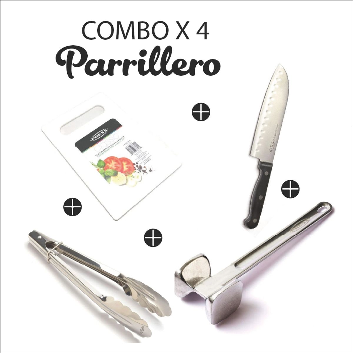 PRESS - KIT X 4 PARRILLERO - PRESS