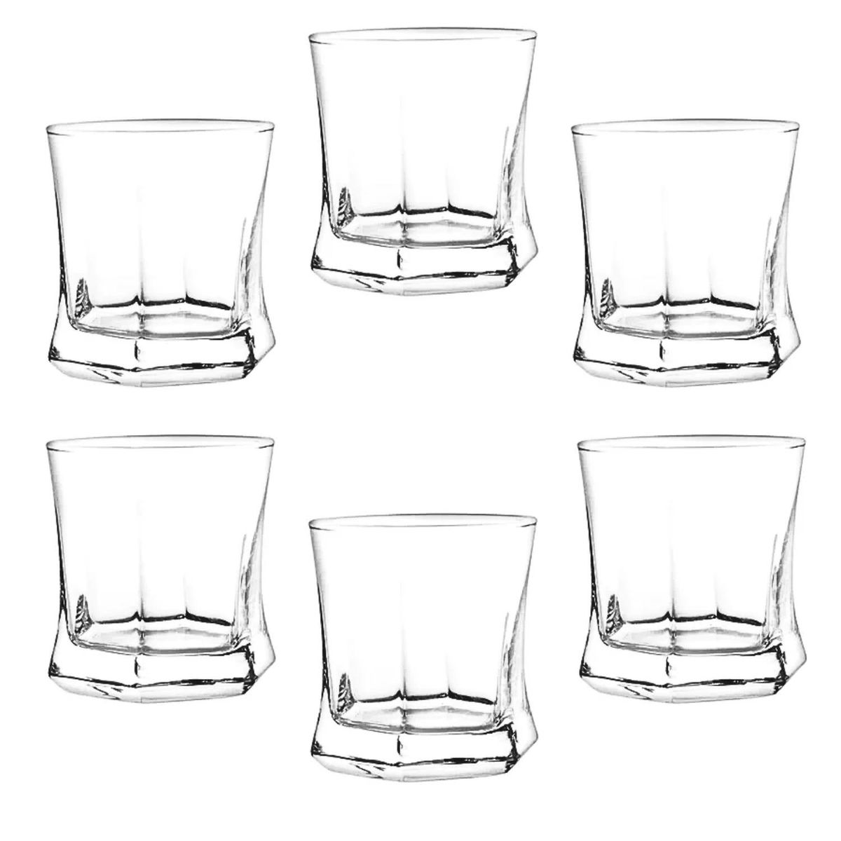 CRISTAR - Set de 6 Vasos Vivaldi Rocks 0105Al- CRISTAR