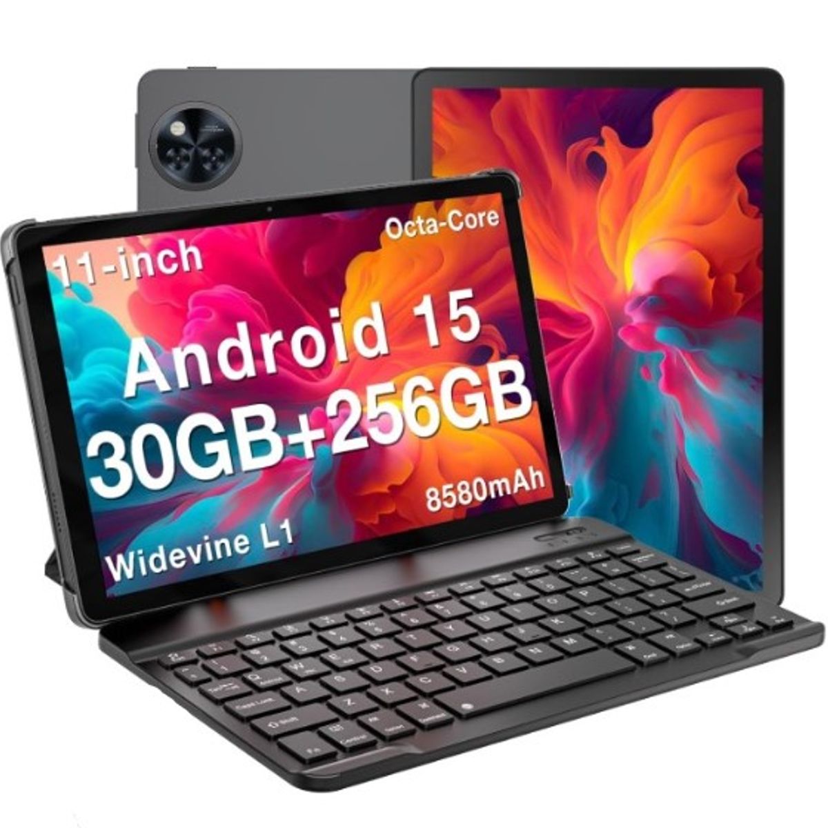 DOOGEE - Tablet DOOGEE U11 Pro WIFI 6gb Ram+256gb Rom+teclado+funda+lapiz Negro