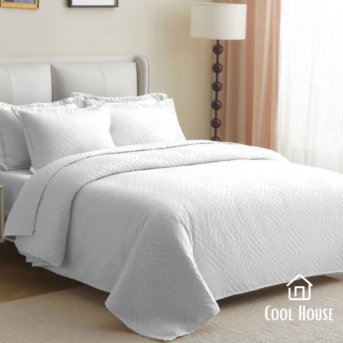 GENERICO - Kit de cubrecama Cool House Melania antialérgico