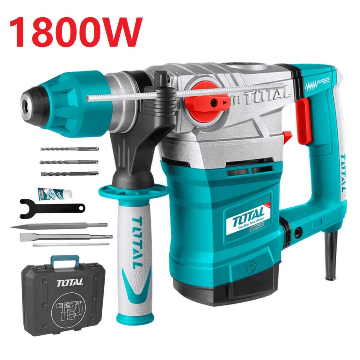 TOTAL TOOLS - Rotomartillo 1800w Sds Plus 7j Industrial Total - TH118366