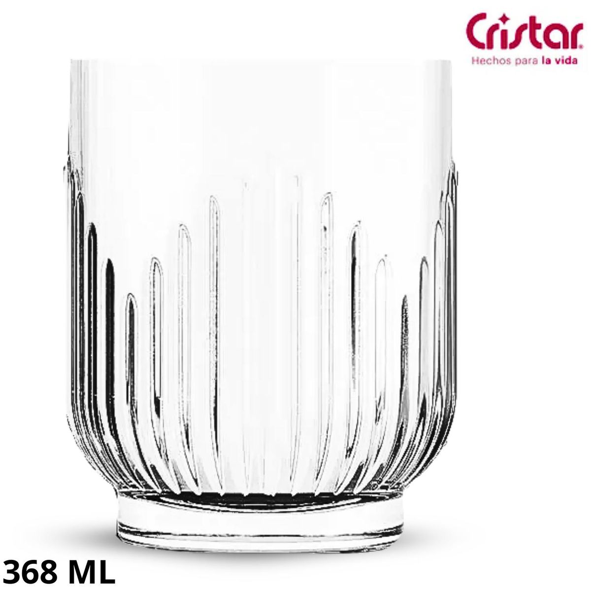 CRISTAR - Vaso Barcelona Rocks- Cristar