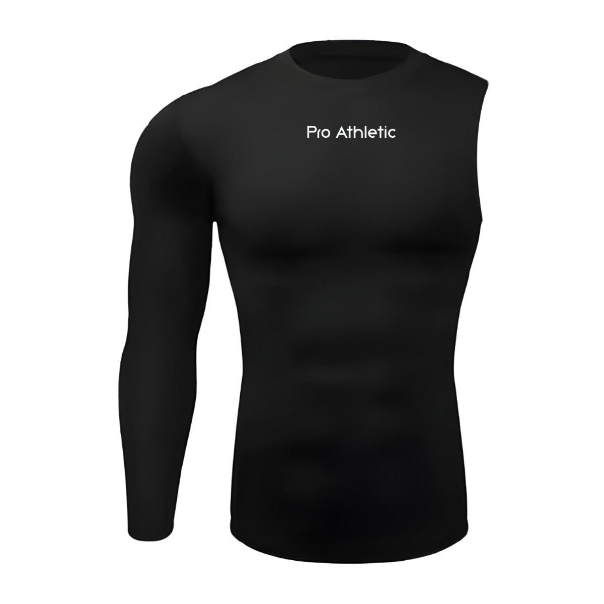 PRO ATHLETIC - TOP DEPORTIVO ONE ARM DERECHO - UNISEX - NEGRO