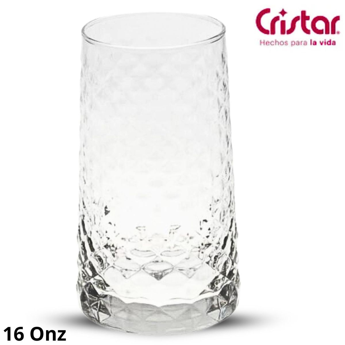 CRISTAR - Set de 6 Piezas de Vaso Cairo Bebidas- Cristar