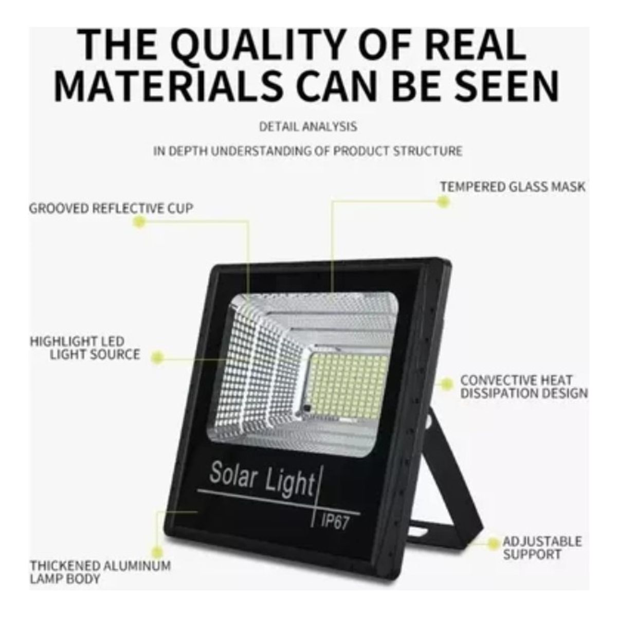 U BUY - Foco Reflector Solar Interior Y Exterior 500w