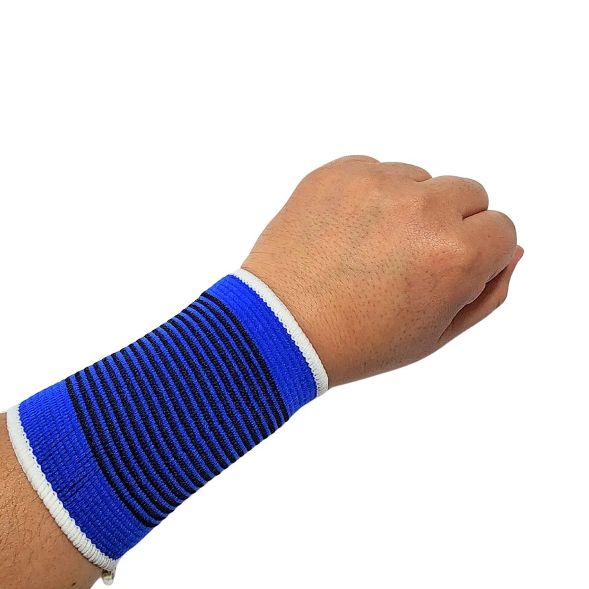 TODO FIT - Muñequera Elástica TODO FIT  Modelo Deportivo  Color Azul
