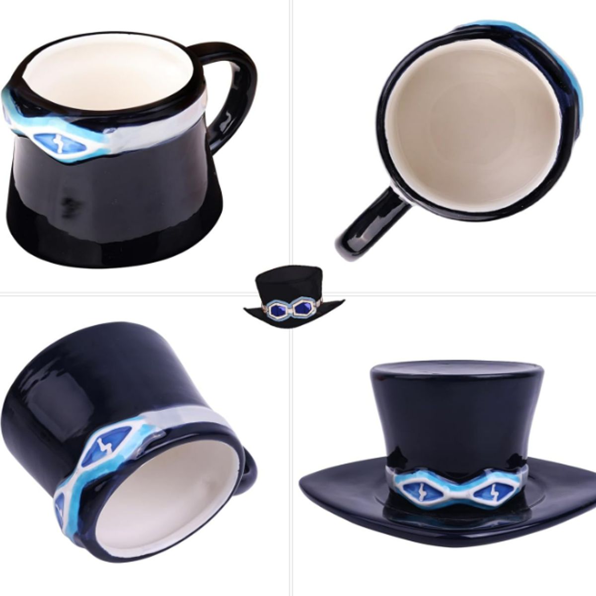 GENERICO - TAZA 3D SOMBRERO DE SABO CON PLATO