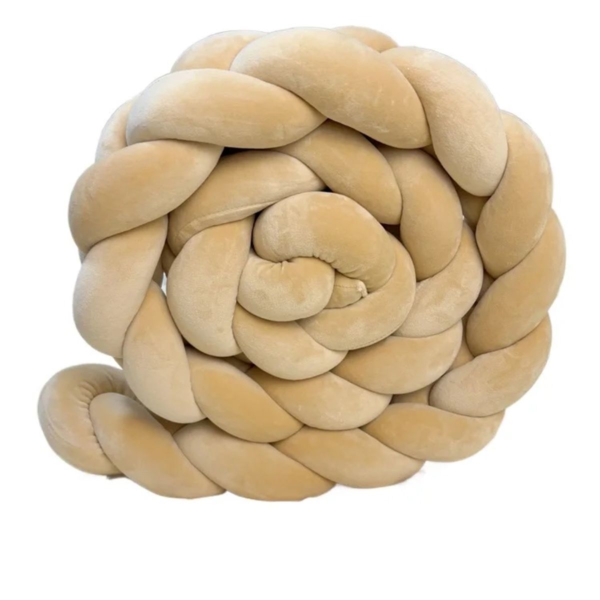 GENERICO - Protector de cuna 4 metros Tela aterciopelada Antialérgica