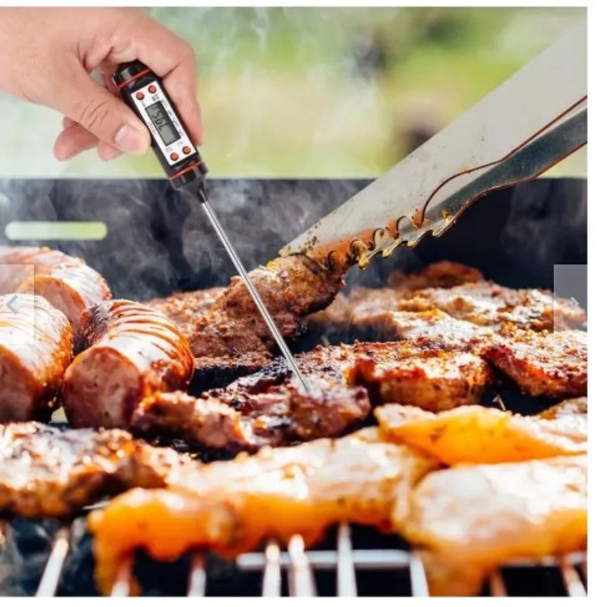 GENERICO - Termometro Cocina Digital Carne Sonda Alimentos Temperatura