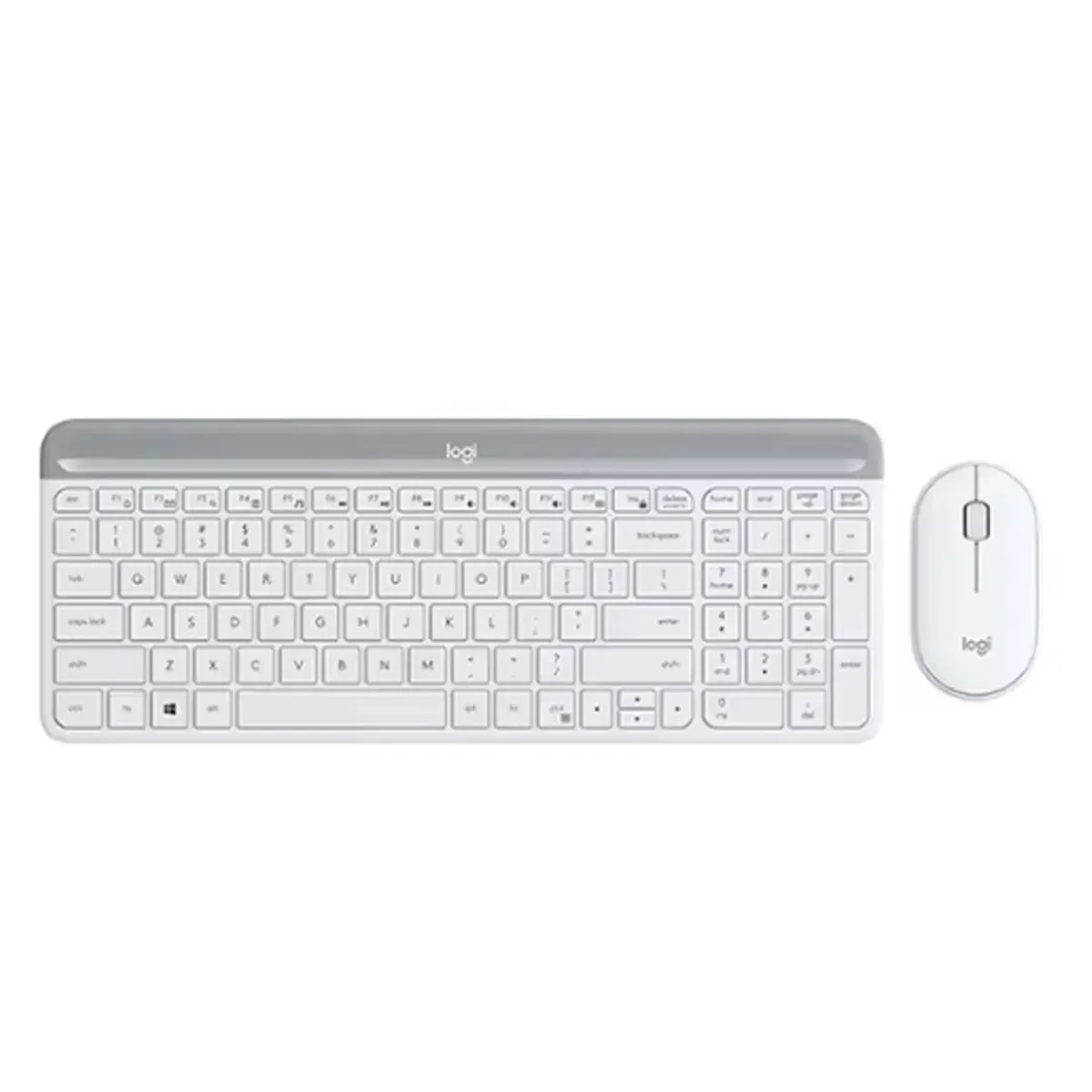 LOGITECH - Kit De Teclado y Mouse Logitech MK470 - Blanco