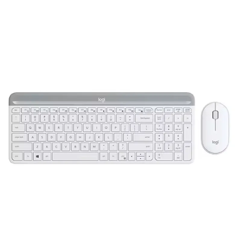 LOGITECH - Kit De Teclado y Mouse Logitech MK470 - Blanco