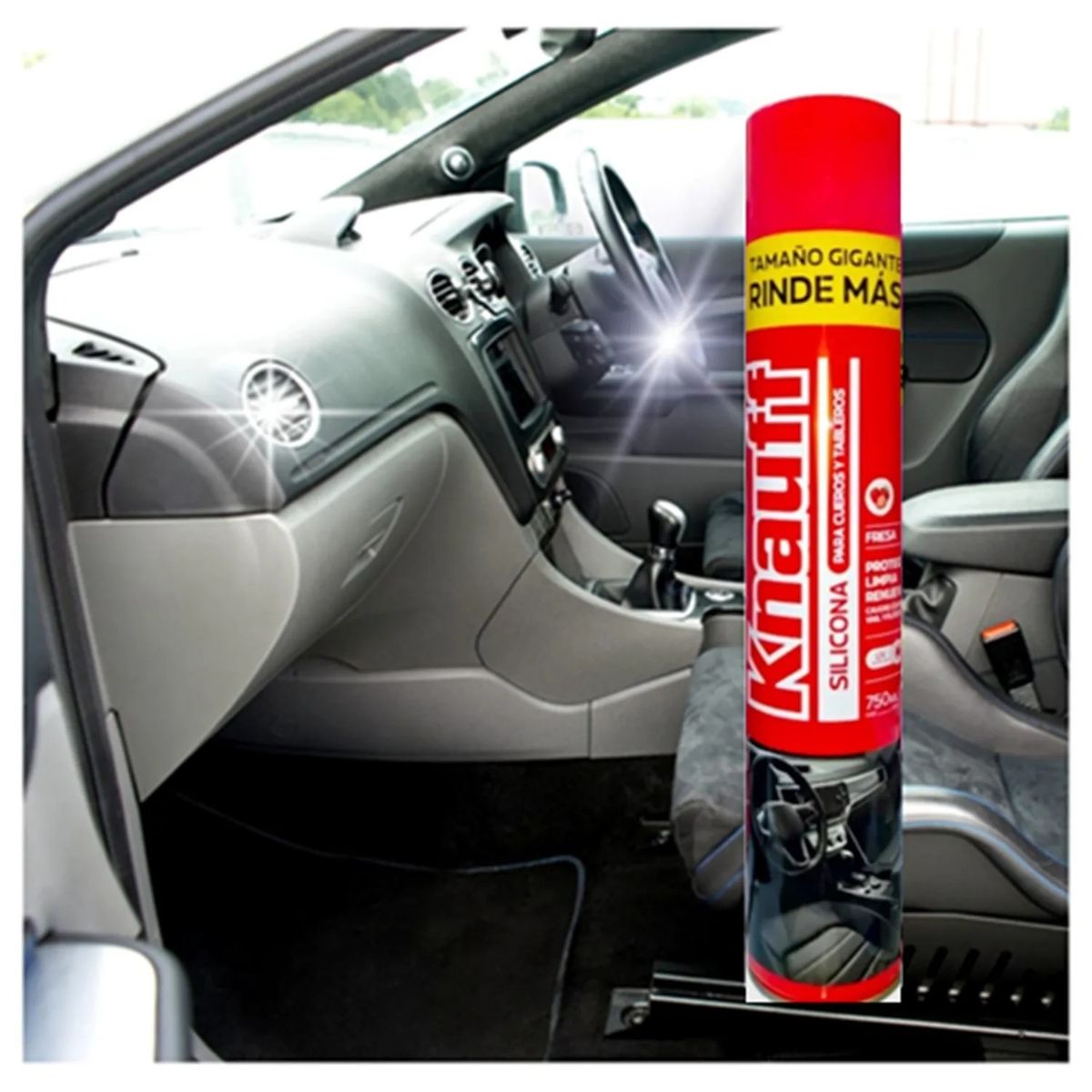 GENERICO - Silicona Aerosol Para Tableros y Cueros Fresa 750 ML