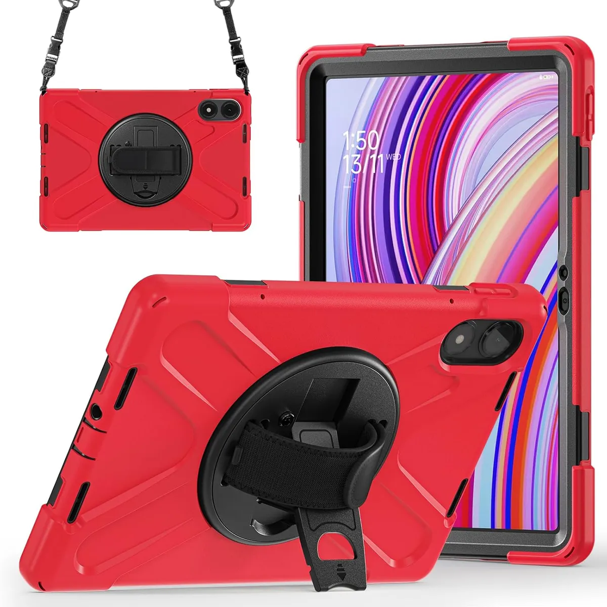 FUNDAANTIGOLPES - Funda Antigolpe para Tablet Xiaomi Redmi Pad Pro 12.1 Rojo