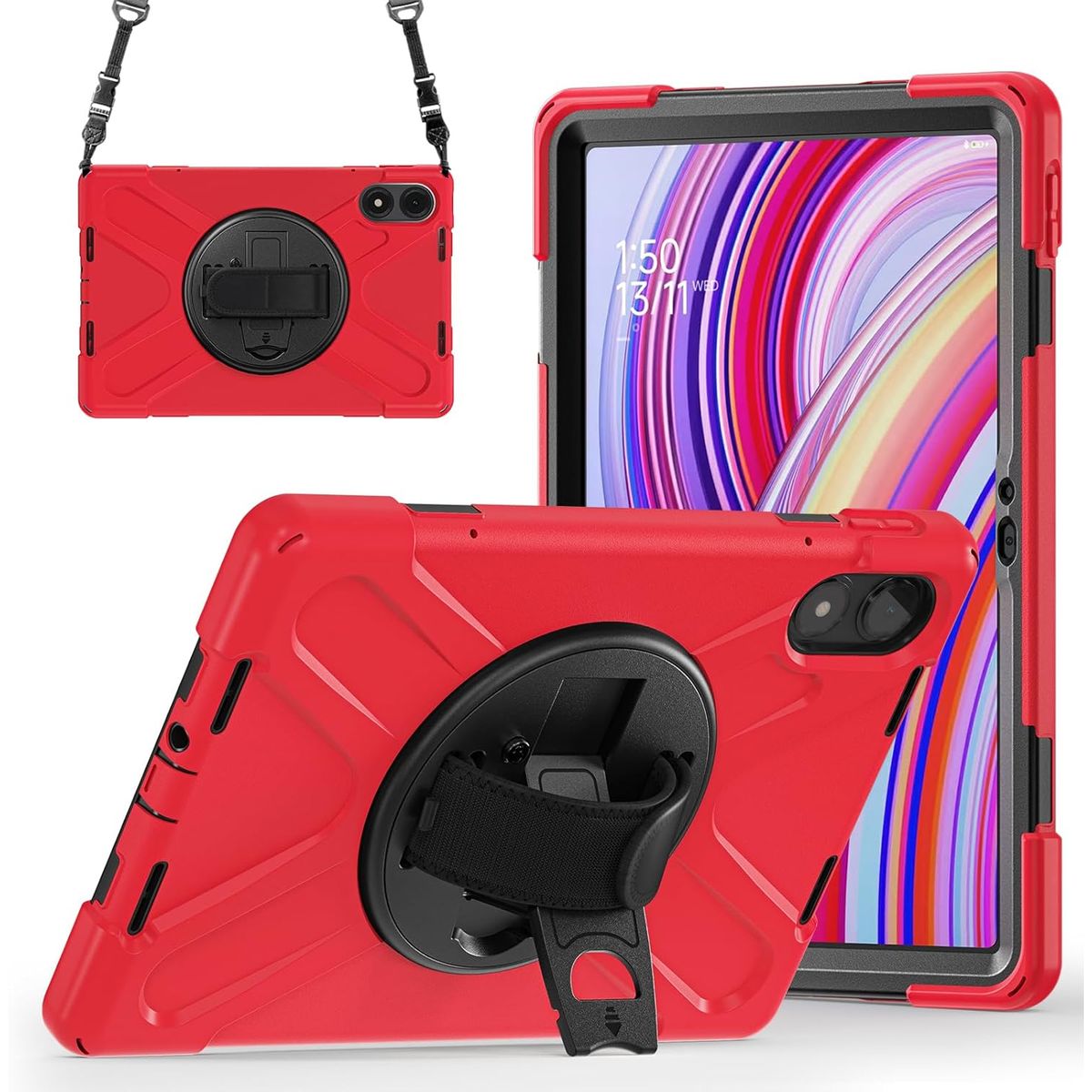 FUNDAANTIGOLPES - Funda Antigolpe para Tablet Xiaomi Redmi Pad Pro 12.1 Rojo