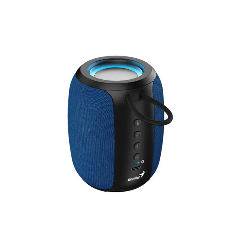 GENIUS - Parlante Bluetooth GENIUS SP-915BT 5W 6h MIC AI COPILOT RGB  BLACK/BLUE