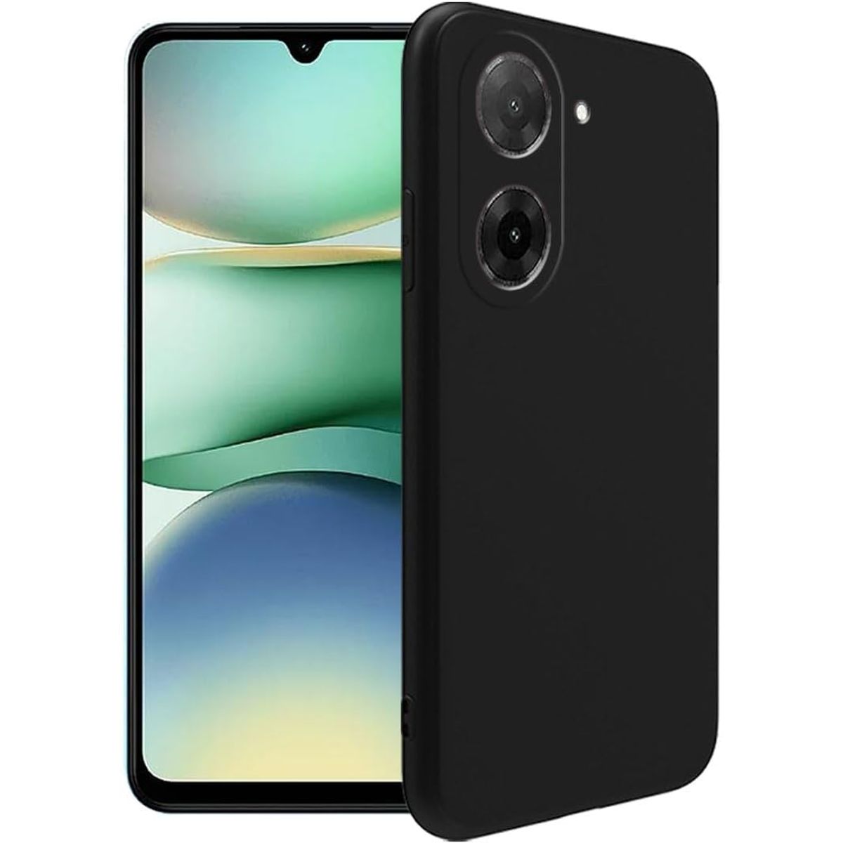 GENERICO - Case Protector para Redmi A5 Silicona Negro