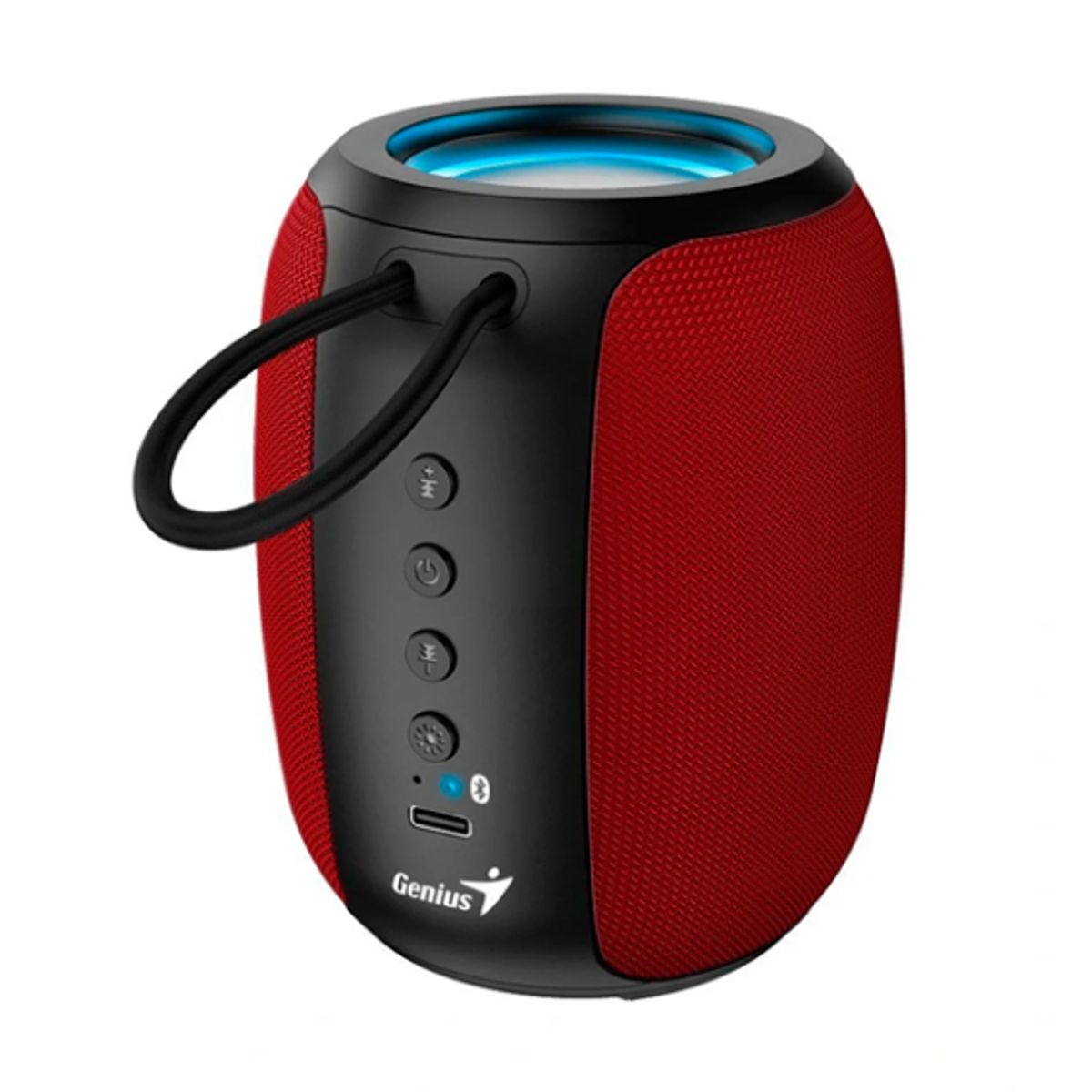GENIUS - Parlante Bluetooth GENIUS SP-915BT 5W 6h MIC AI COPILOT RGB BLACK RED
