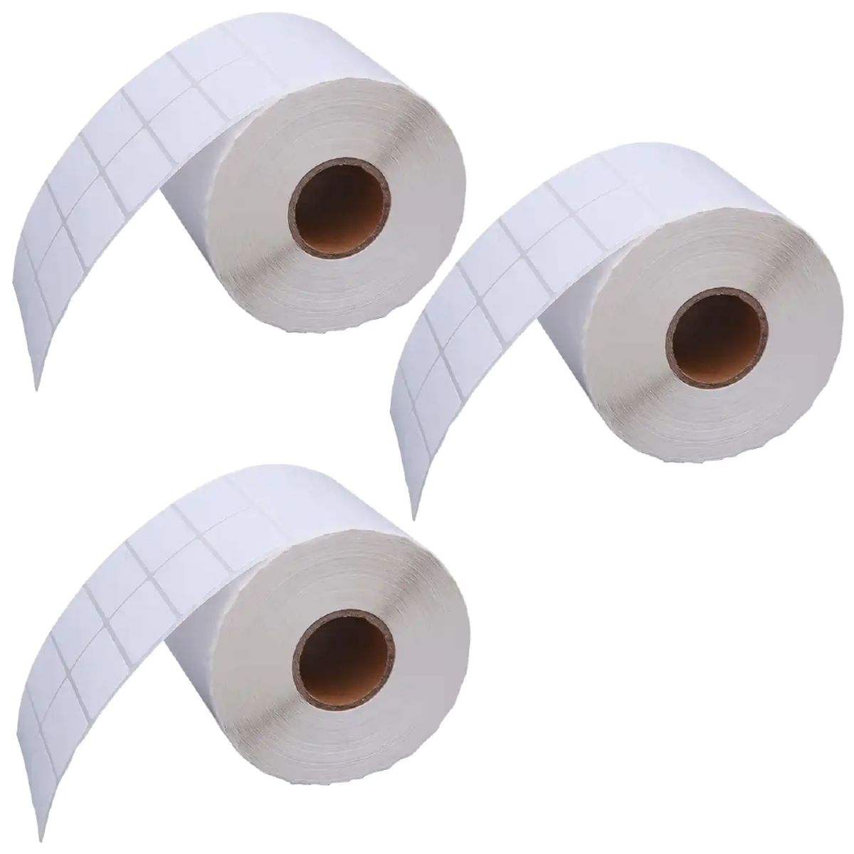 GENERICO - Etiqueta Termica Adhesiva 5x3cm 2 Columnas Pack 3 Rollos