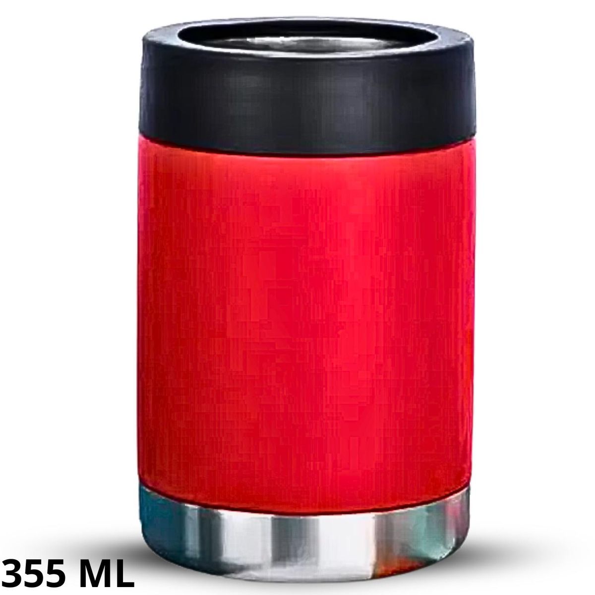 ICHIMATSU - Enfriador Latas Cerveza Rojo A/Inox 12 Onz- Ichimatsu