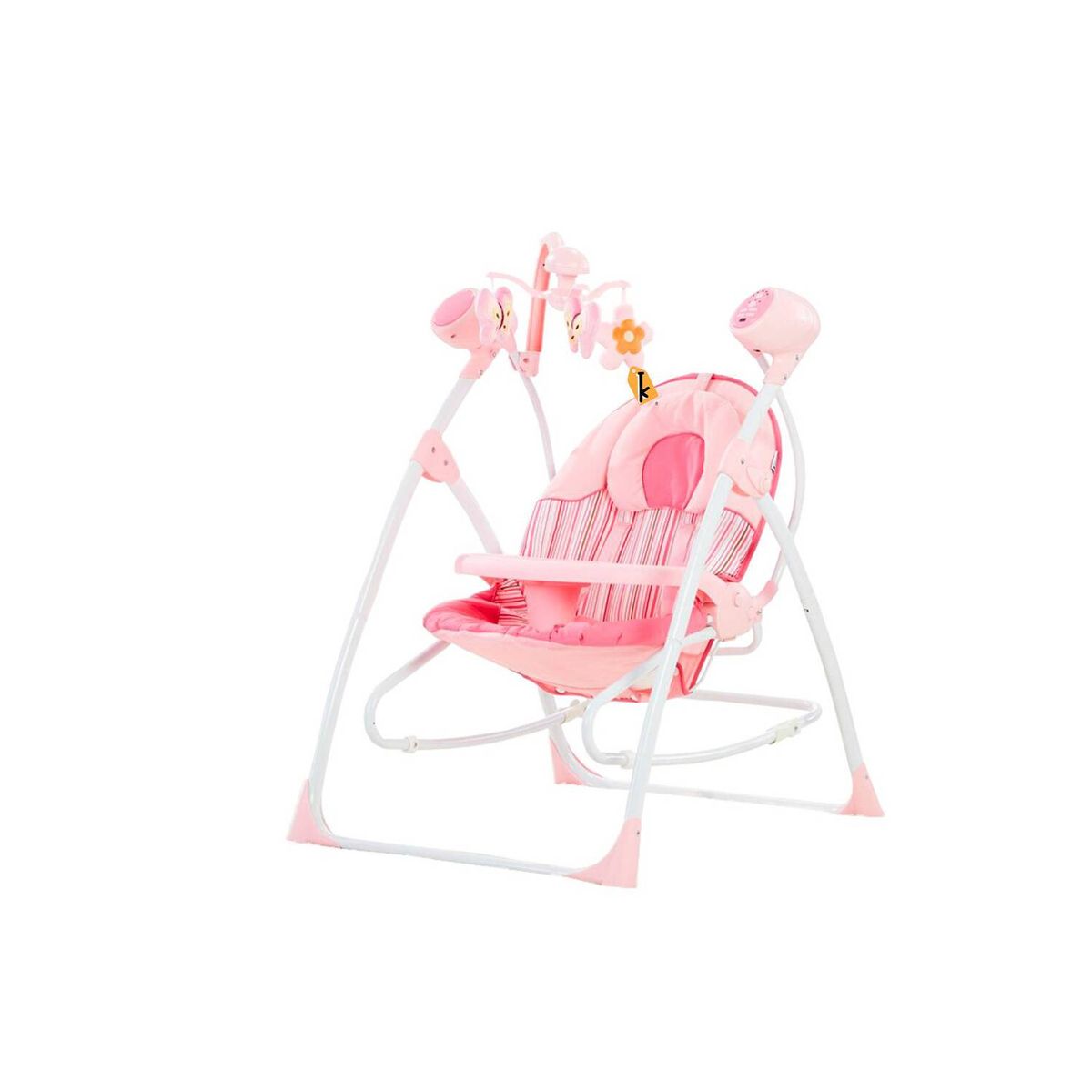 CUZKA - Silla Mecedora Columpio Para Bebés «MARIBEL» Pink