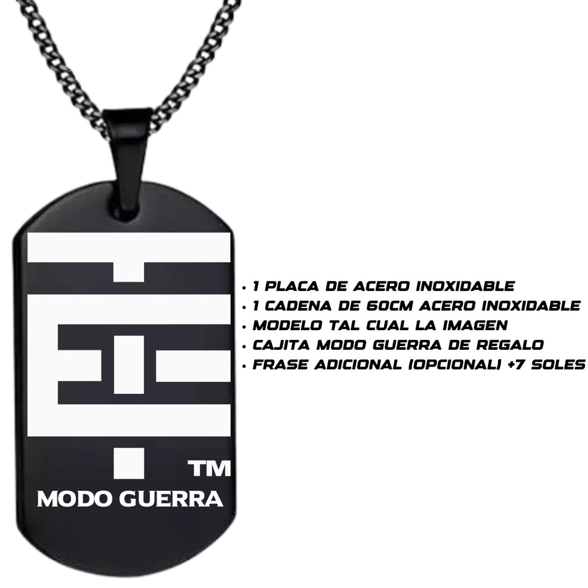 SM - Collar Temach El Temach Modo Guerra