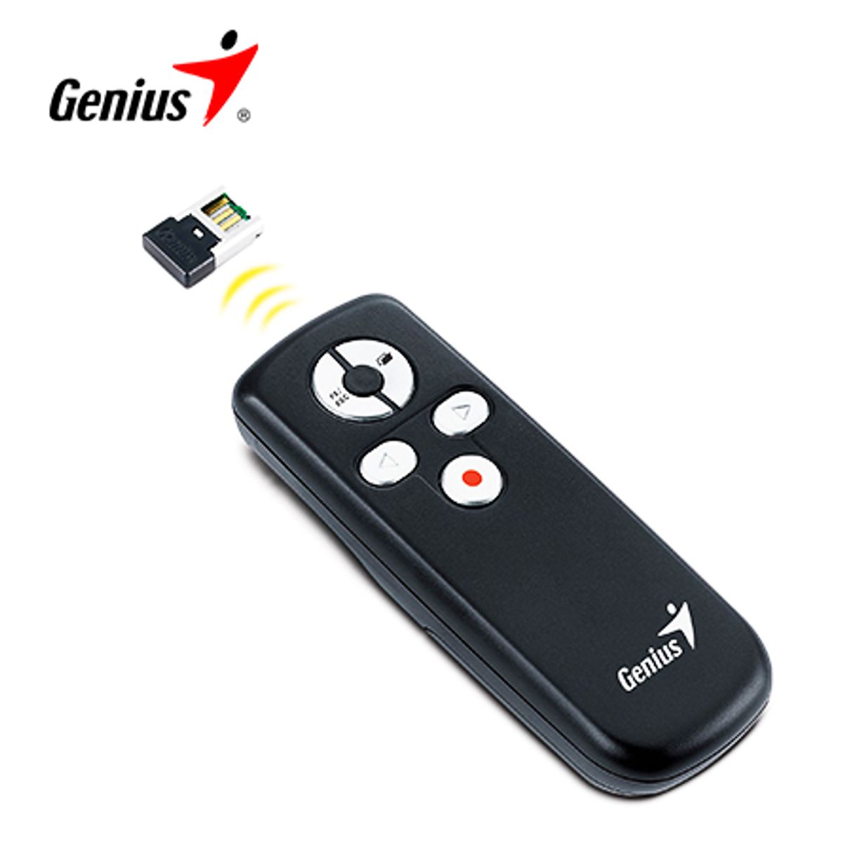GENIUS - Presentador GENIUS C/Puntero Media POINTER 100 RUN CARD Black