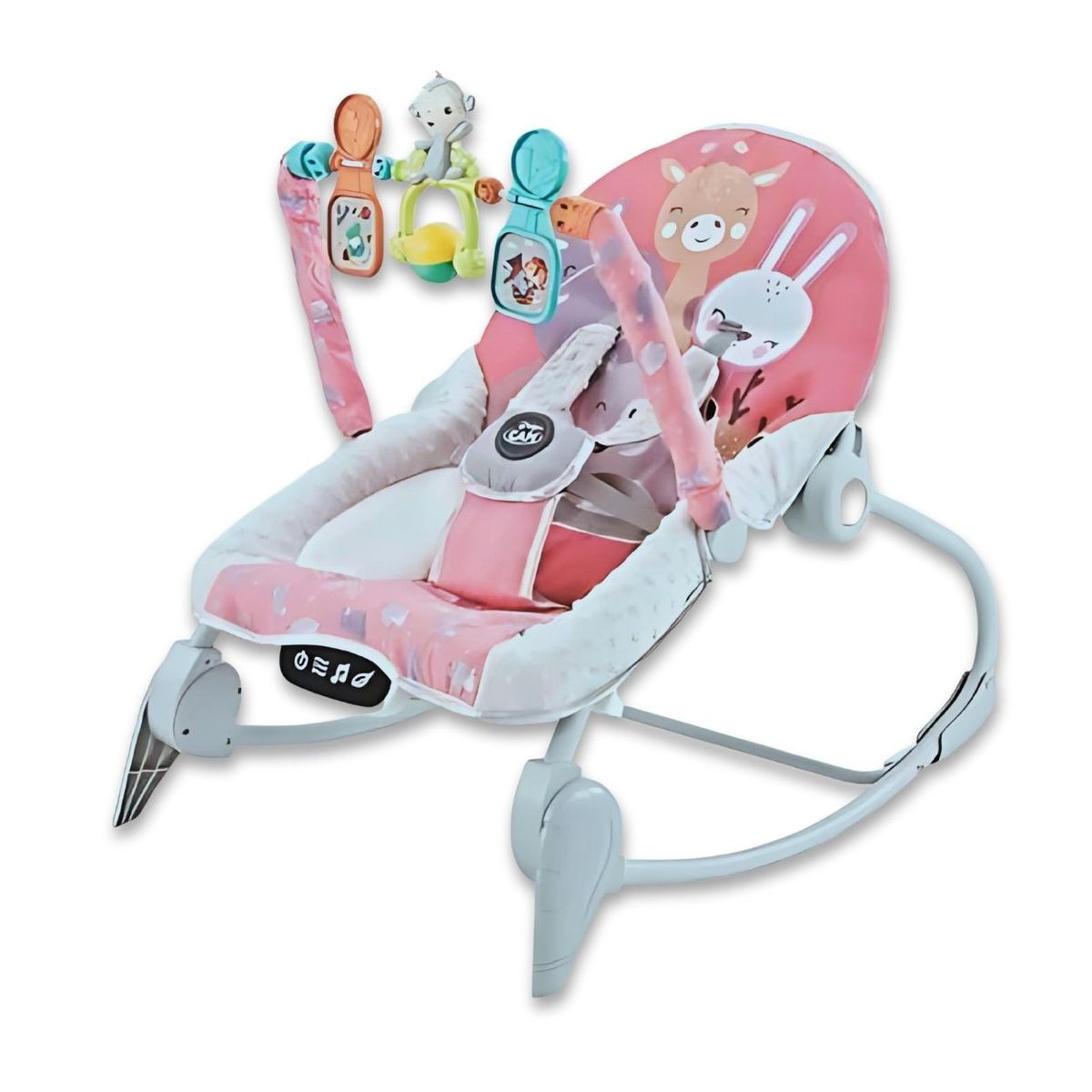 GENERICO - Silla Mecedora con Vibración Musical Bluetooth Bebé Niña