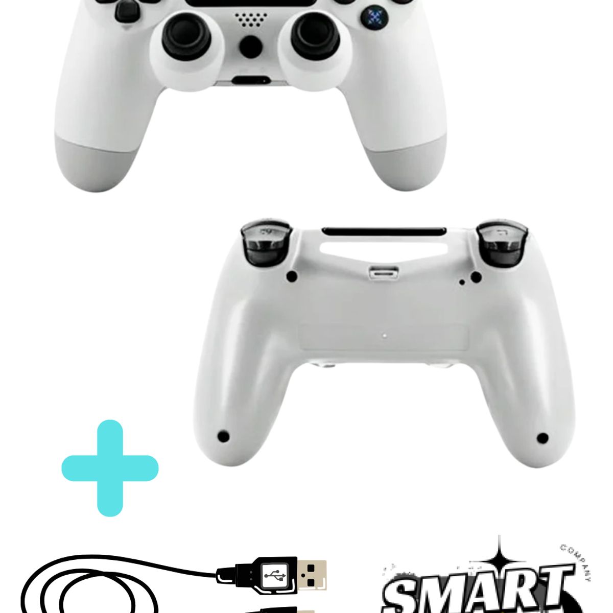 OEM - Mando PS4 Generico Blanco