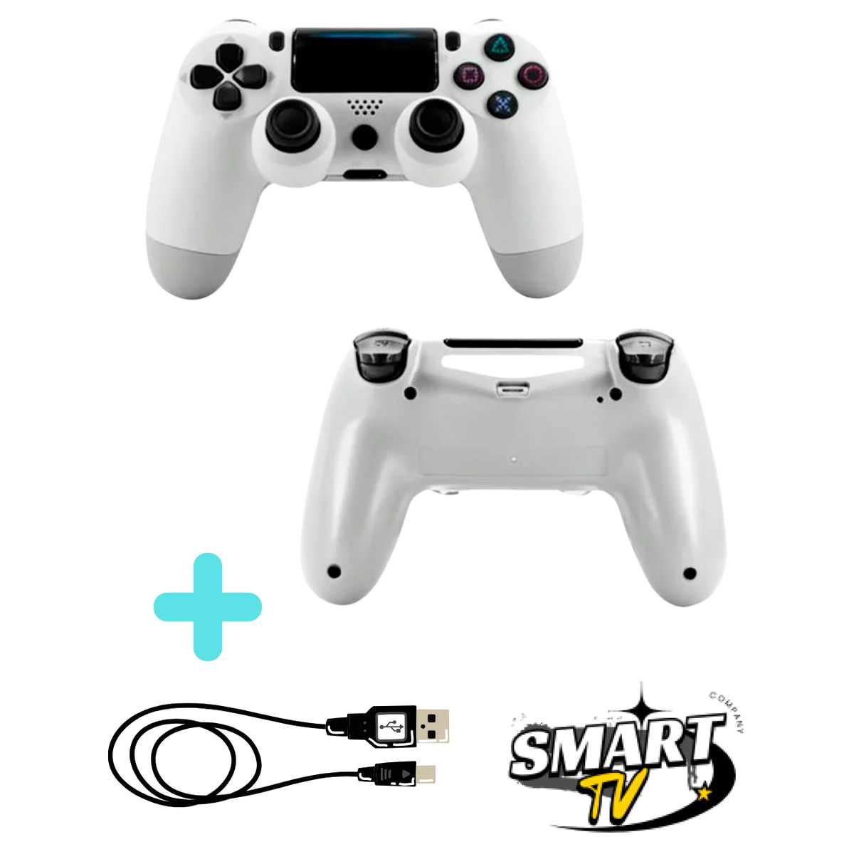 OEM - Mando PS4 Generico Blanco
