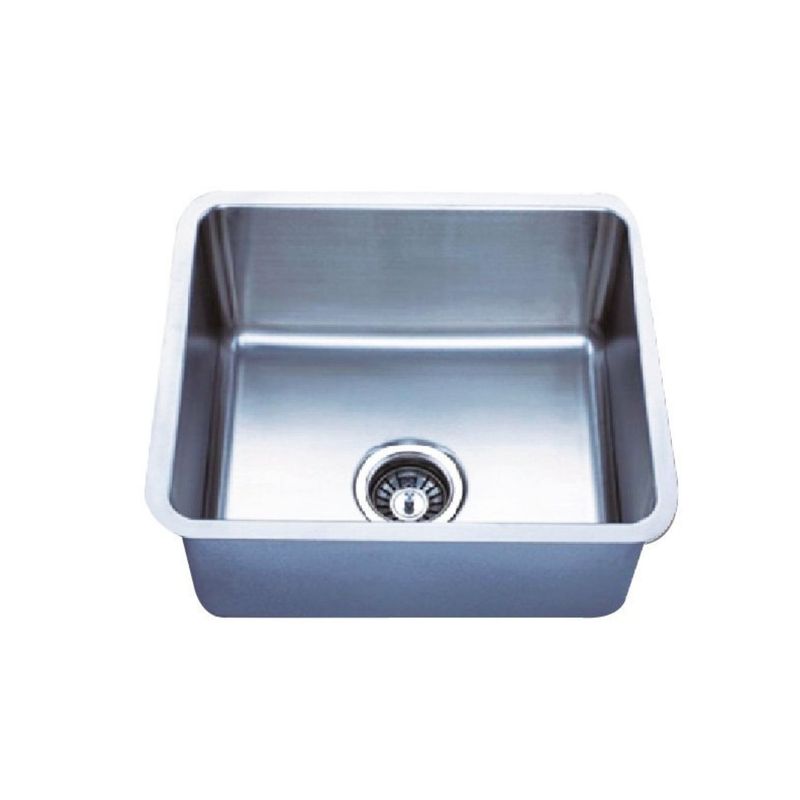 XM - Lavadero de Acero Inoxidable 39x44 cm 1 Poza