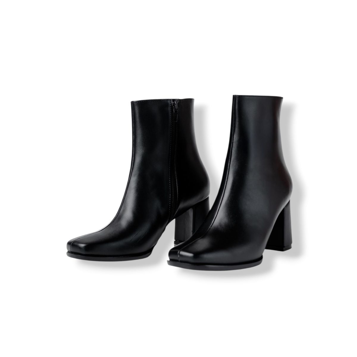 LB LIBBY CALZADOS Y ACCESORIOS - BOTINES PARA MUJER PUNTA CUADRADA TACO 7