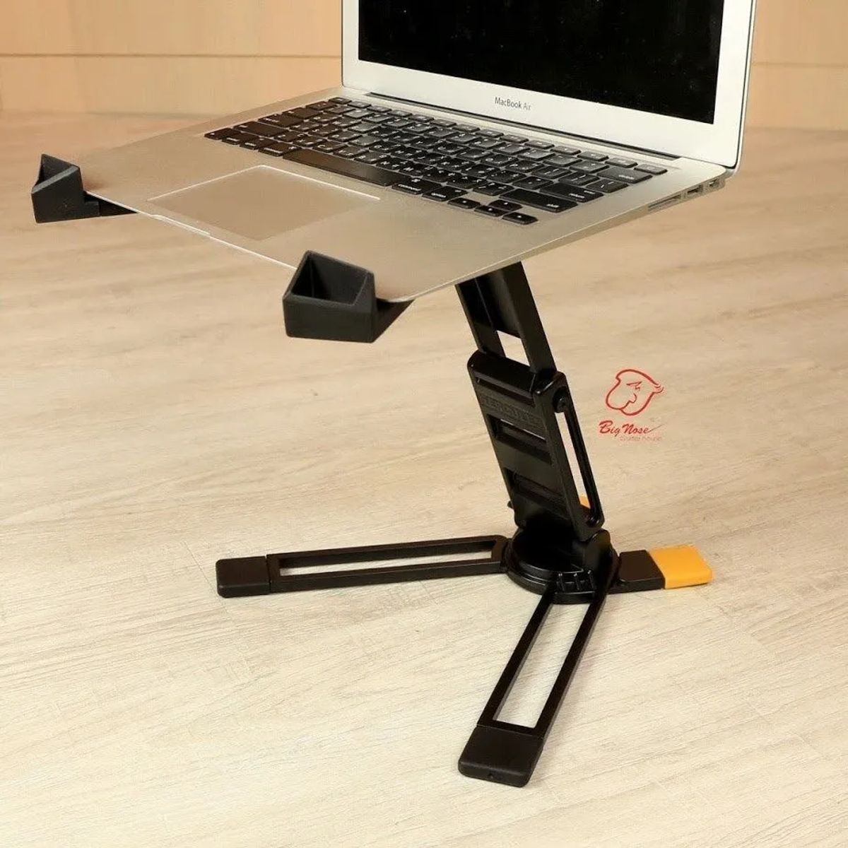 HERCULES - Soporte de laptop Hercules plegable para DJ o eventos Resistente