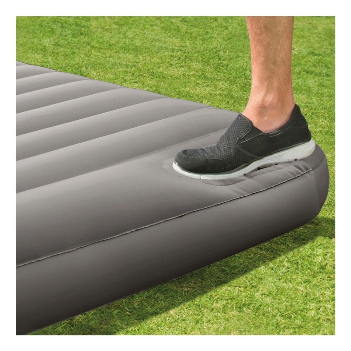 INTEX - Colchón Inflable Individual Intex con Inflador de pie