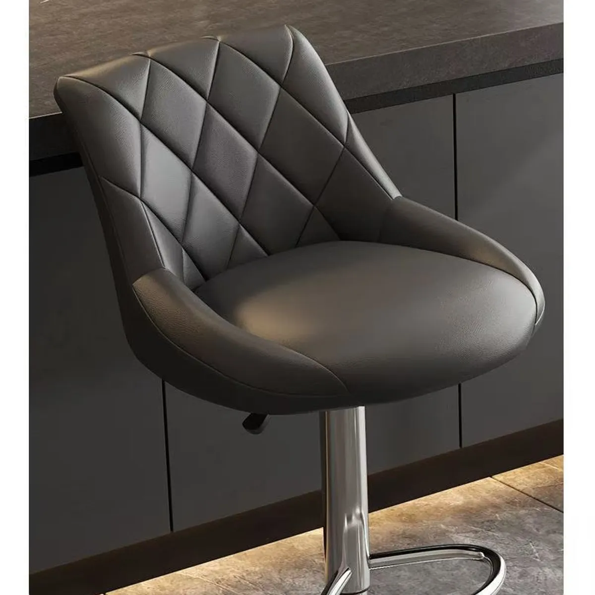 ANYHOGAR - Pack 2 Silla Piso Bar Altura Regulable Taburete