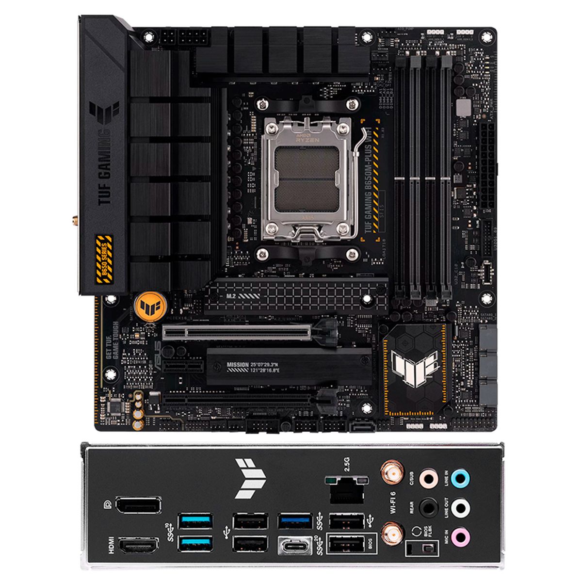 ASUS - Motherboard Asus TUF GAMING B650M-PLUS WIFI B650 AM5 mATX