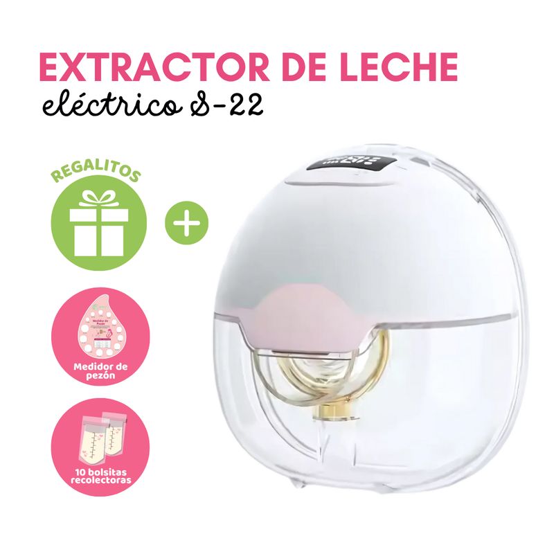 GENERICO - EXTRACTOR DE LECHE ELÉCTRICO S22 - MANOS LIBRES