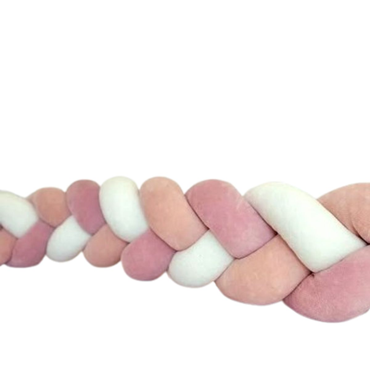 GENERICO - Protector de cuna 4 metros Tela aterciopelada Antialérgica