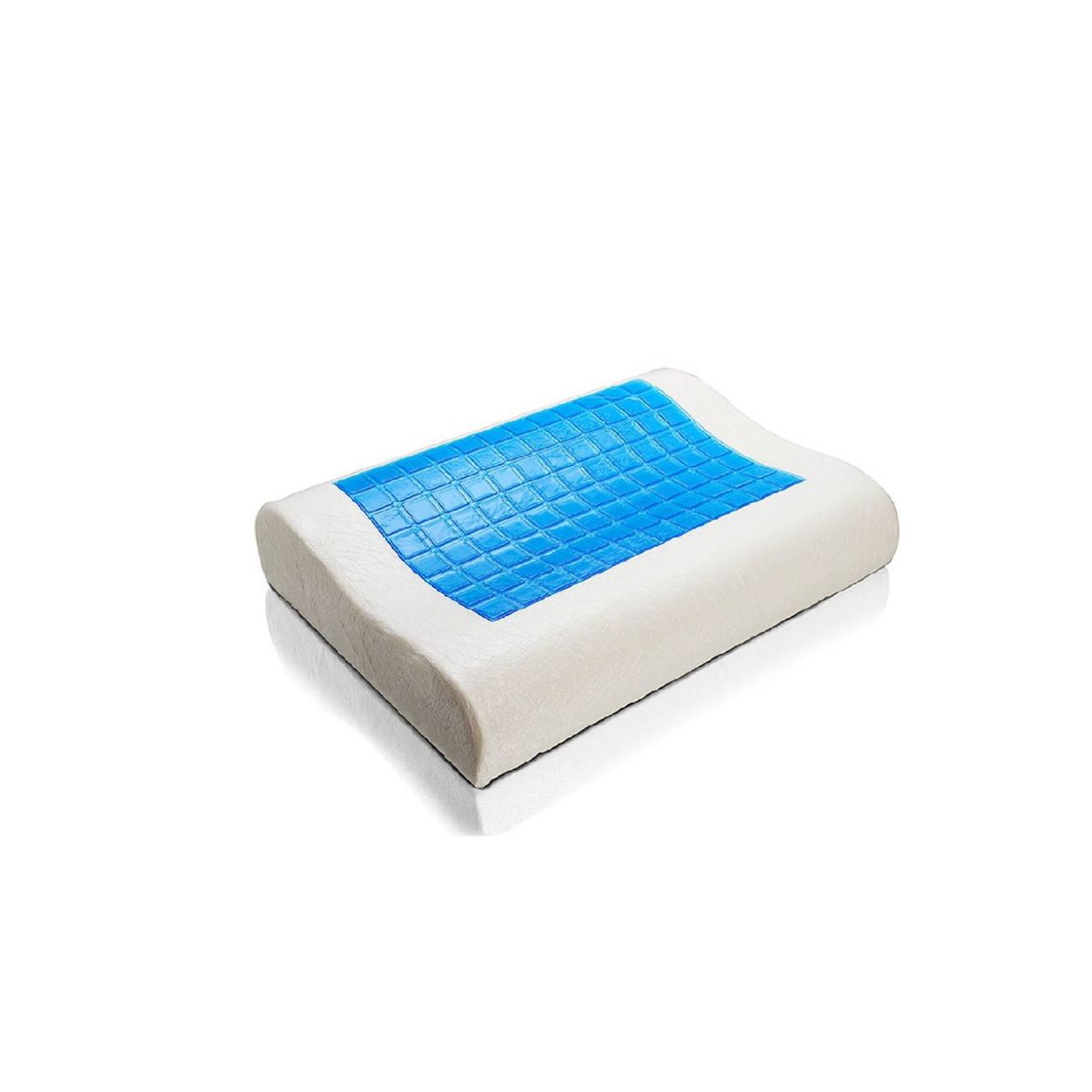 COOL - Almohada Ortopédica Cervical con Gel Latex funda indeformable