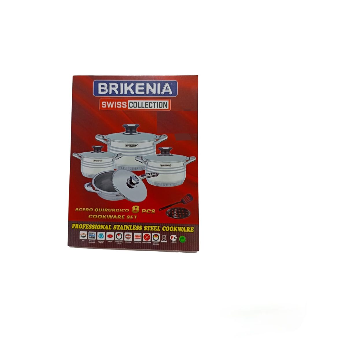 GENERICO - Ollas de acero  inoxidable grado quirúrgico Brikenia original