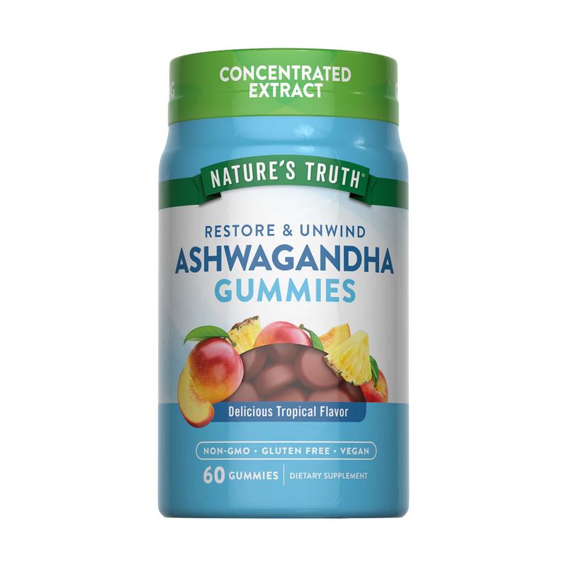 NATURE'S TRUTH - Suplemento Ashwagandha 60 Gummies Nature's Truth