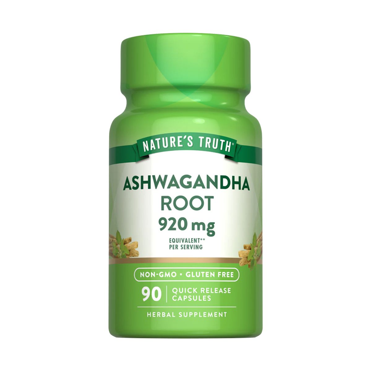 NATURE'S TRUTH - Ashwagandha Root 920mg 90 Capsulas Nature's Truth
