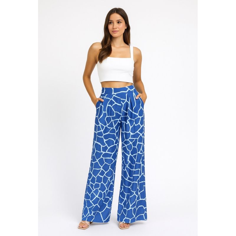 AMA OUTFITTERS - PALAZO CON ESTAMPADO DOLCE