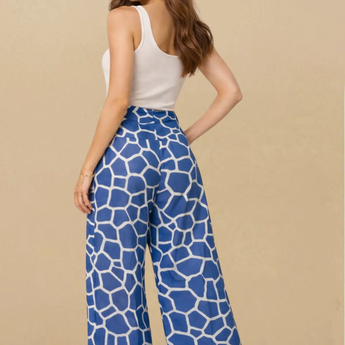 AMA OUTFITTERS - PALAZO CON ESTAMPADO DOLCE