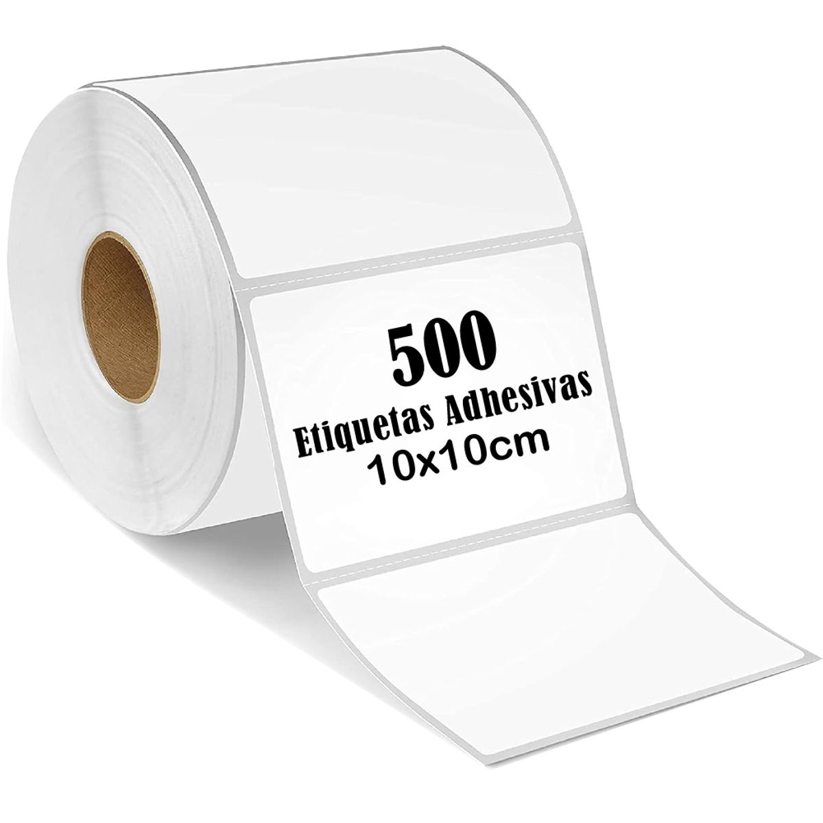 GENERICO - Rollo 500 Etiquetas Termica Adhesiva 10x10cm