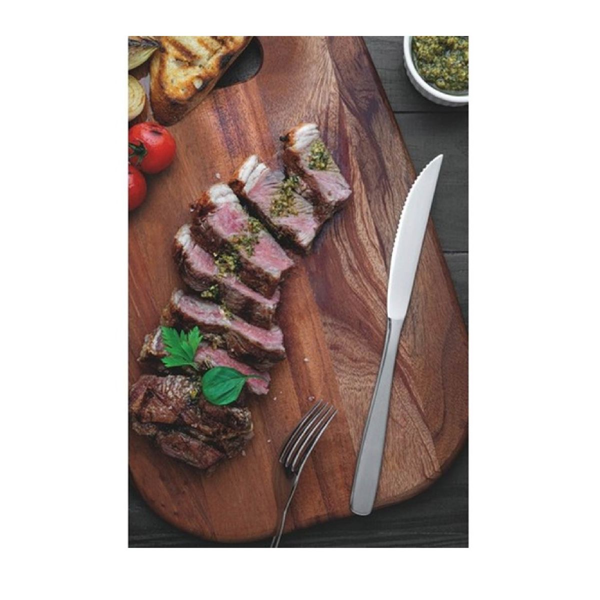 TRAMONTINA - SET. Cubiertos  TRAMONTINA  x12 PZ  ASADO. ACE.INOX. Profesional