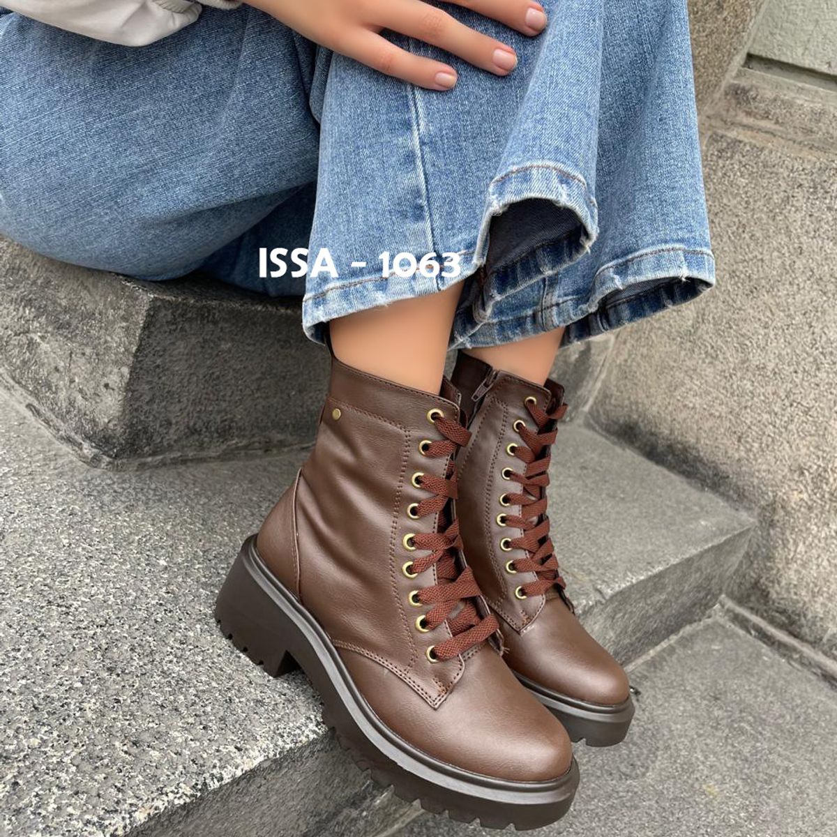 GENERICO - BOTINES KING PARA DAMA EN COLOR MARRON