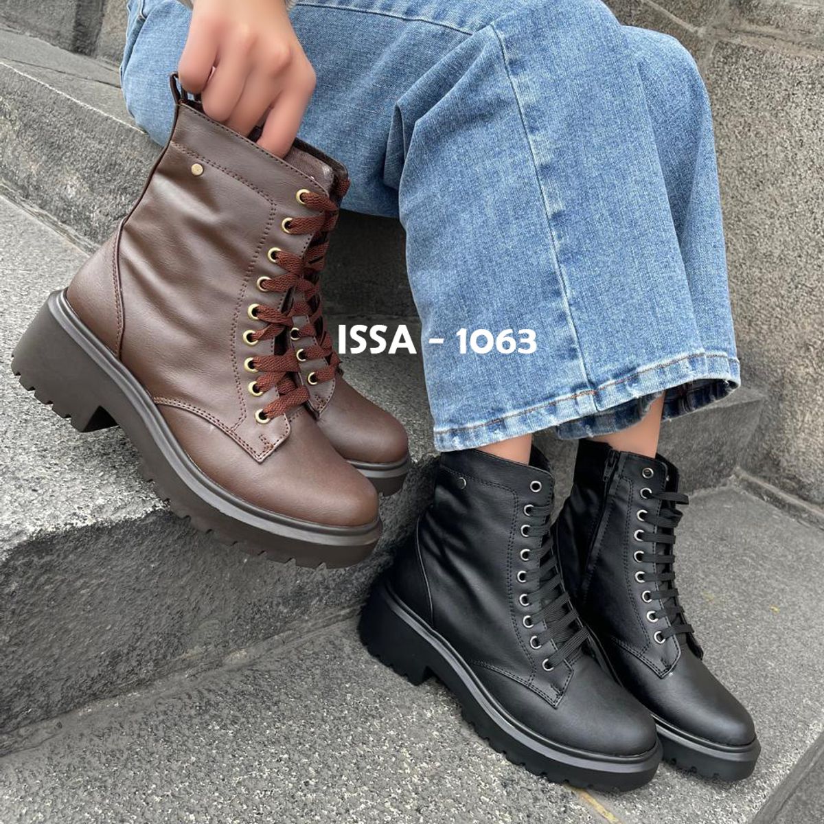 GENERICO - BOTINES KING PARA DAMA EN COLOR MARRON