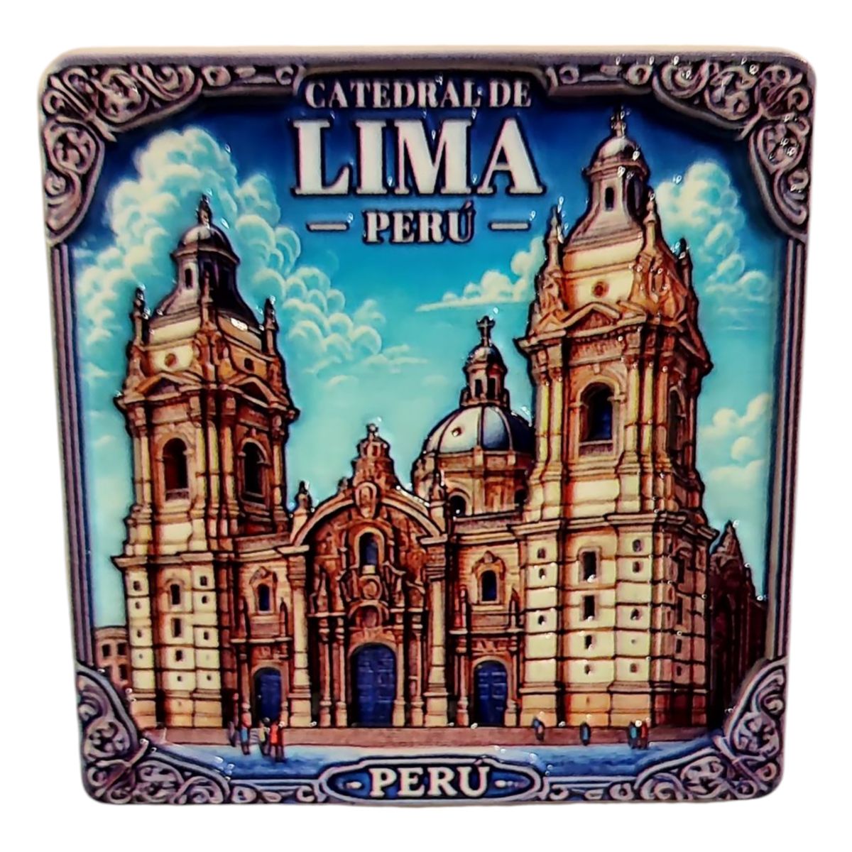 GENERICO - Recuerdo Souvenir Lima Peru - Imán Refrigerador - Present